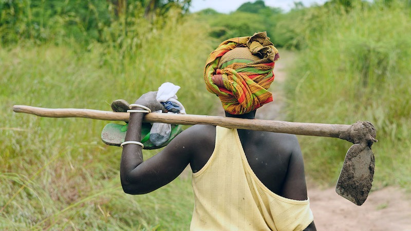 Woman in field Green Climate Fund